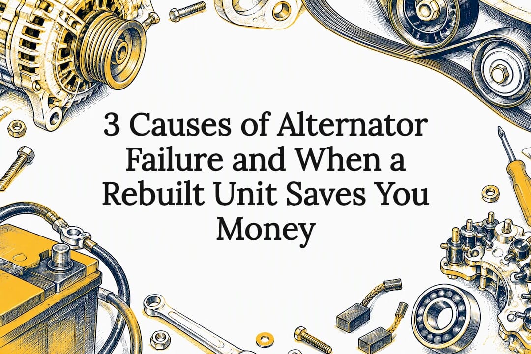3 Causes of Alternator Failure and When a Rebuilt Unit Saves You Money