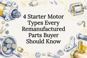 4 Starter Motor Types Every Remanufactured Parts Buyer Should Know