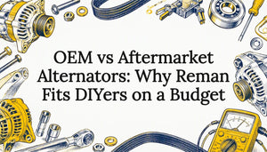 OEM vs Aftermarket Alternators: Why Reman Fits DIYers on a Budget