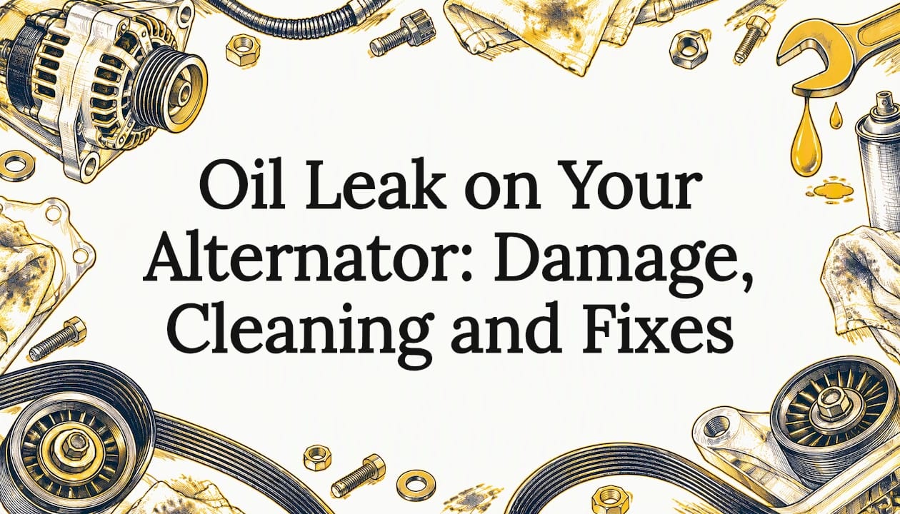Oil Leak on Your Alternator: Damage, Cleaning and Fixes