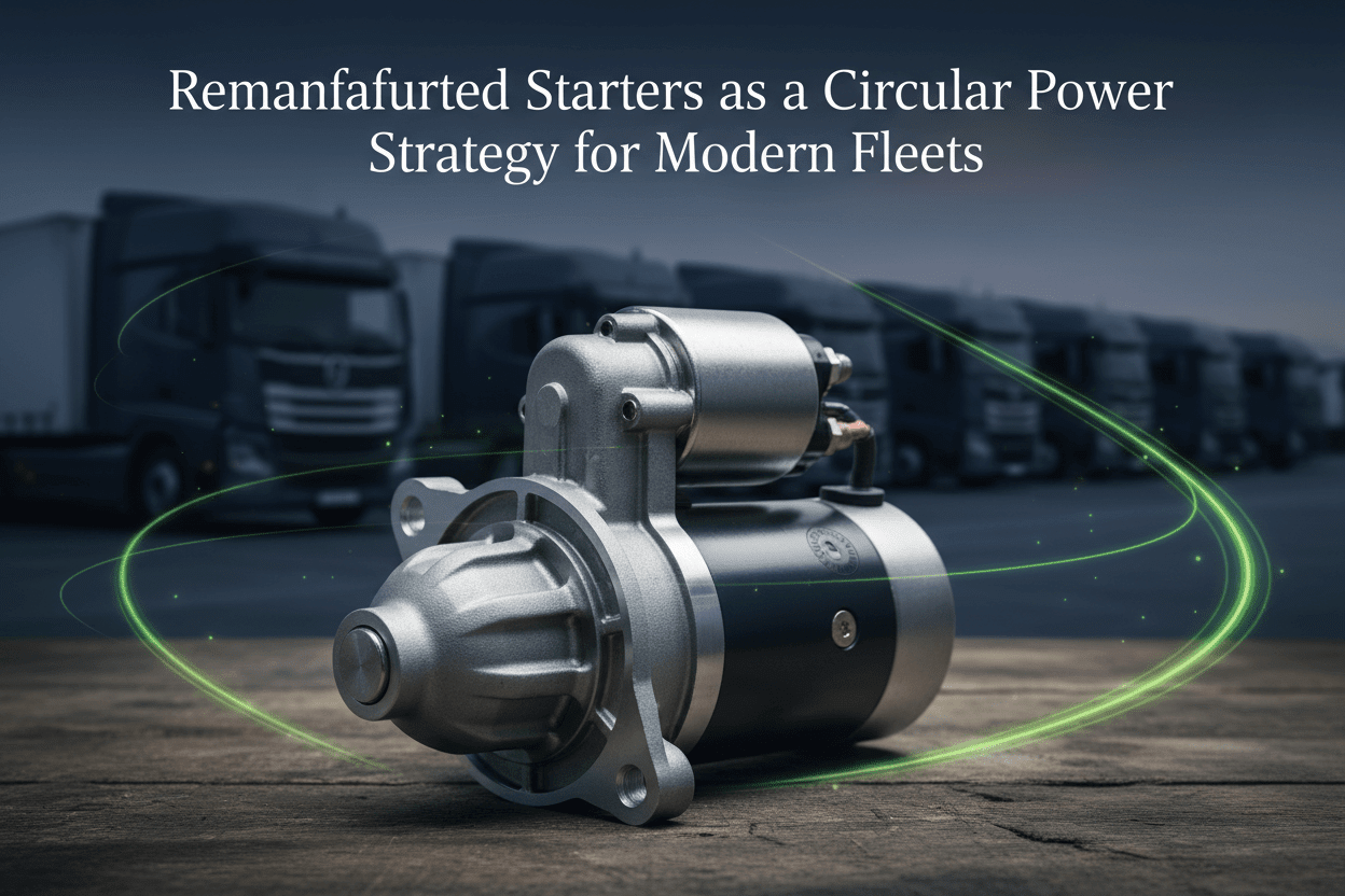 Remanufactured Starters as a Circular Power Strategy for Modern Fleets